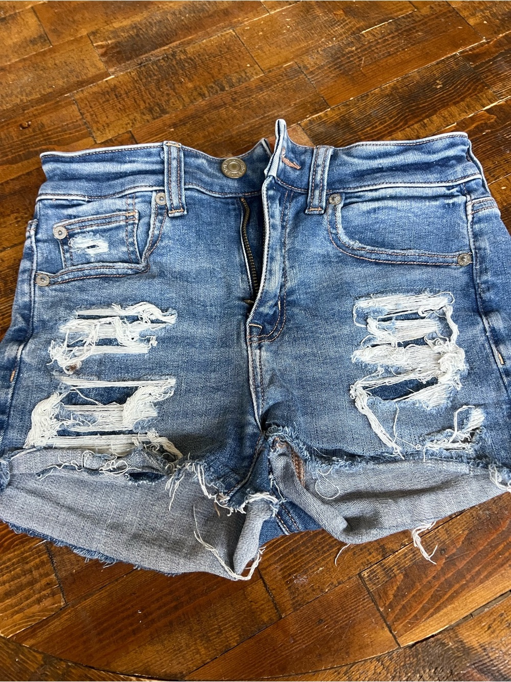 American Eagle next level stretch denim shorts